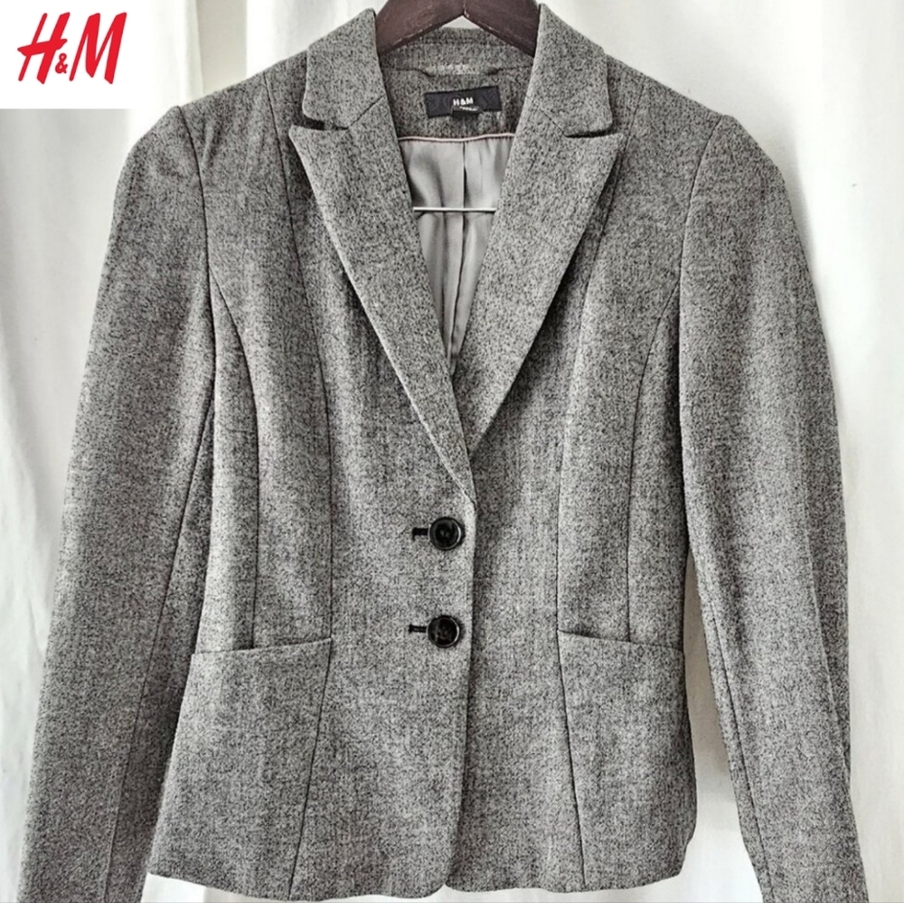 H&M Blazer - Charcoal Grey - Picture 3 of 12